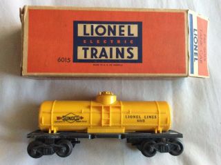 Lionel Train Vintage Tank Car,  No.  6015,  Box