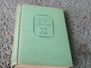 The Lady In The Lake By Raymond Chandler.  1st Edition 1943.  Knopf Published