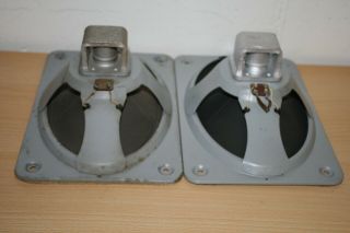Vintage Pair 10 " X 7 " Schaub Lorenz Fullrange Speaker - See Pictures