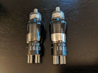 Pair Tung - Sol 1603 6c6 348a Cv642 310a Tubes For Western Electric Rca Amplifier