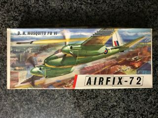 Airfix D.  H.  Mosquito Fb Iv 1/72 Vintage 1960’s Complete