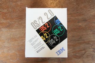 Classic Ibm Os/2 V2.  0 Software - W/disks