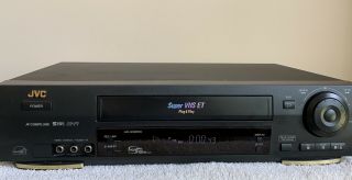 JVC HR - S3900U VHS S - VHS SVHS ET VCR With Remote 3
