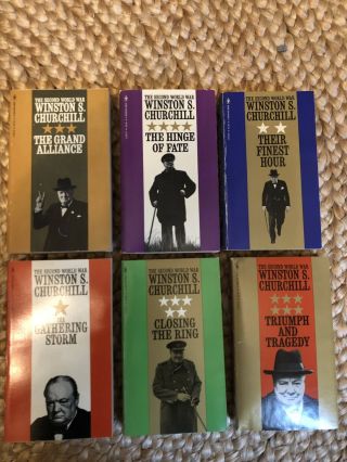 Winston S.  Churchill The Second World War Six Volume Box Set