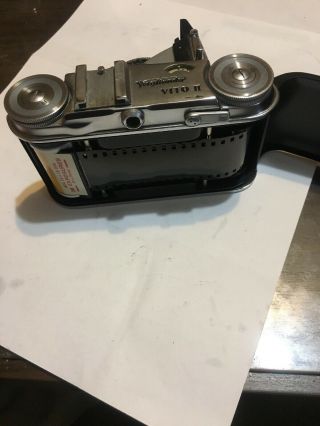 Vintage Voigtlander Vito II 35mm Camera Color Skopar 50mm With Leather Case. 7