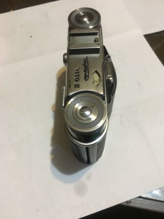 Vintage Voigtlander Vito II 35mm Camera Color Skopar 50mm With Leather Case. 8