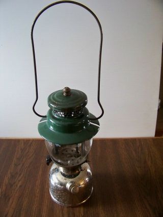 Vintage 242c Coleman Camping Lantern Silver - Dated 6 - 49