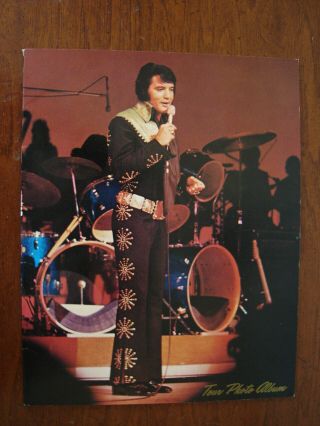 Old Vintage Elvis Presley Concert Tour Photo Album Promo Booklet