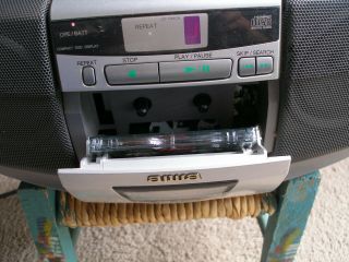 Aiwa Boombox CSD ES225U Vtg Stereo CD Player AM - FM Radio Cassette Recorder 3