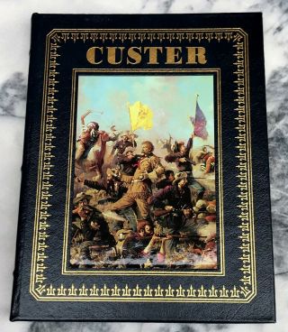 Custer By Larry Mcmurtry Signed Easton Press Leather Collector 