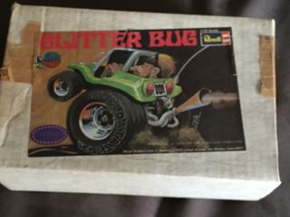 Vintage 1970 Revell Dave Deals Wheels Glitter Bug Model Kit Nos