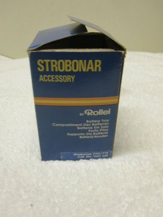 Vintage Rollei Battery Tray For Strobonar 770 772 100 545 Mib Nos