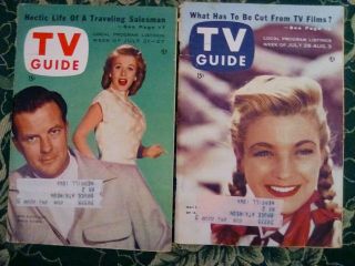 Vintage TV Guides.  All 10 issues from June 9,  1956 through Aug.  17,  1956. 5