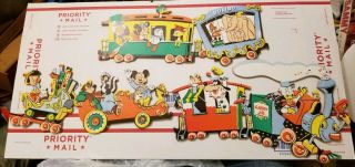 Dolly Toy Company Vintage Disney Nursery Wall Decor Train W Characters 3 Pc