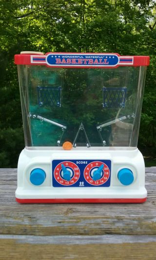 Vintage Tomy Toys Wonderful Waterful Basketball Plastic Water Game 1977 No Leaks