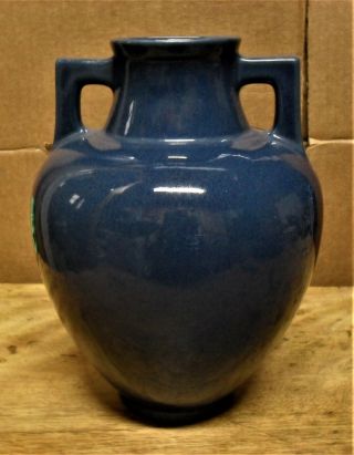 Vintage Red Wing Blue Vase