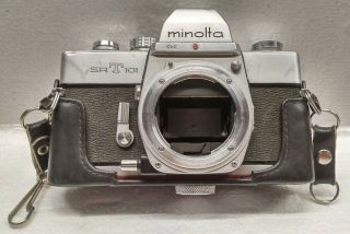 Vintage Minolta Srt 101 Srt101 35mm Film Camera Body - Read