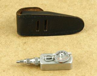 Signal Shutter Release Self - Timer Leather Case