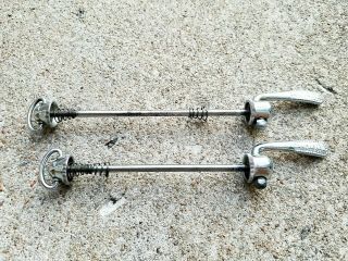 Vintage Campagnolo Quick Release Qr 1970s Early 80s Bike Skewers 100mm/130mm