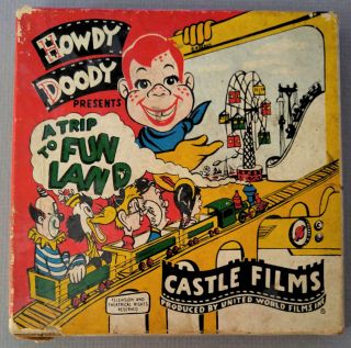 Howdy Doody Fun Land Vintage Castle Films Home Movie 8mm