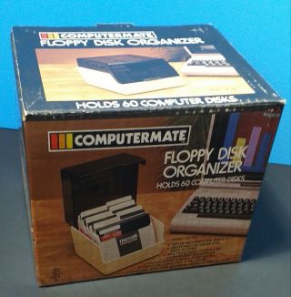 Vintage Computermate 5 1/4 " Floppy Disk Organizer.