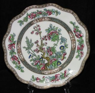 Vintage Coalport England Porcelain Indian Tree Multi Coloured Dinner Plate