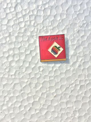 Apple Computer Iic Rainbow Logo Lapel Pin