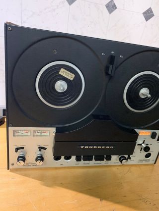 TANDBERG Model 6000X Reel to Reel Tape Recorder,  Powers on, 2