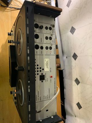 TANDBERG Model 6000X Reel to Reel Tape Recorder,  Powers on, 4