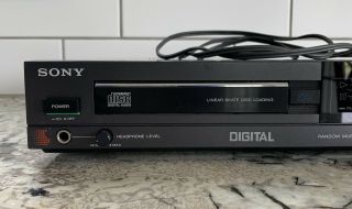 Vintage Sony CDP - 70 Digital Single Compact Disc CD Player,  and 2