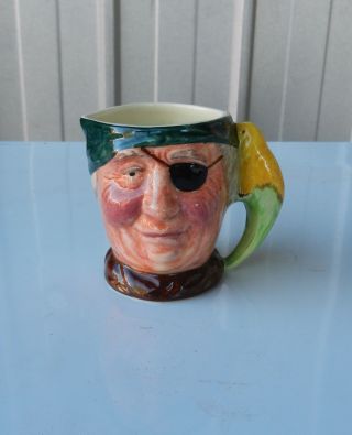 Character Jug - A Pirate Miniature Toby Mug Lancaster Sandland Vintage (b)
