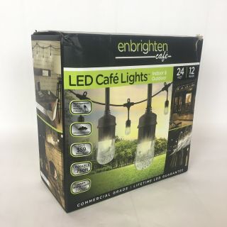 Enbrighten Vintage 24 Ft.  Integrated Led Cafe String Lights