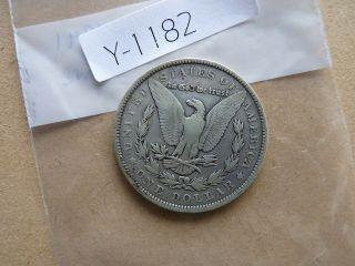 Vintage Usa Silver Dollar 1891 Quality Y1182