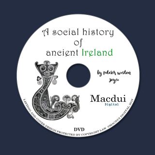 A Social History Of Ancient Ireland 1920 By P.  W.  Joyce - 2 Pdf E - Books 1 Dvd