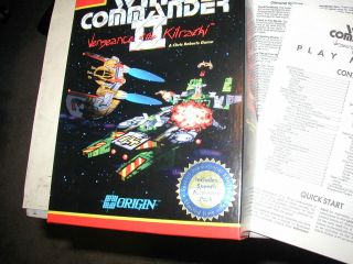 Wing Commander Ii - Vintage Pc Video Game 1990 - Complete Retail Package