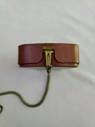 Vintage Zeiss Ikon Ikophot Hand Held Camera Light Meter in Case with Chain 5
