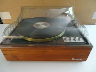Garrard Lab 80 Turntable With Dust Cover,  Semi - Functional,  Needs Work