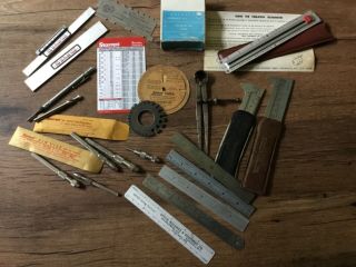 Vintage Starrett And Miscellaneous Brand Machinist Tools