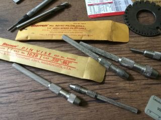 VINTAGE STARRETT AND MISCELLANEOUS BRAND MACHINIST TOOLS 3