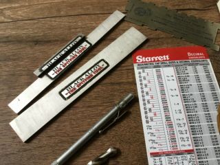 VINTAGE STARRETT AND MISCELLANEOUS BRAND MACHINIST TOOLS 4