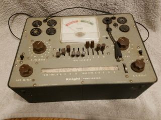 Vintage Allied Radio Knight Vacuum Radio Tube Tester As Pictured