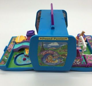 Vintage Pound Puppies Wedding Compact Mini Playset Only