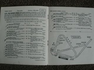 vintage Kempton park horse racing programme 6