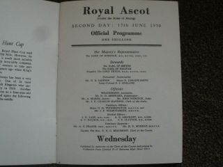 vintage Royal Ascot horse racing programmes set 1970 4