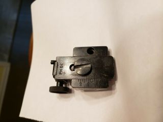 VINTAGE PARKER HALE PH6E REAR RIFLE SIGHT FOR SPRINGFIELD,  MAUSER,  ENFIELD 7