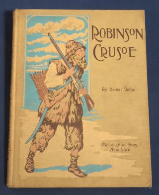 The Life And Adventures Of Robinson Crusoe Daniel Defoe Walter Paget Ca.  1890 