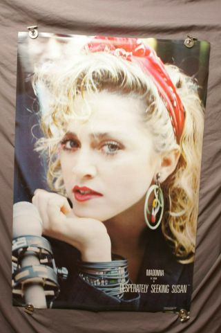 Vintage Madonna Desperately Seeking Susan Movie Poster 1985 Orion Pictures 80s