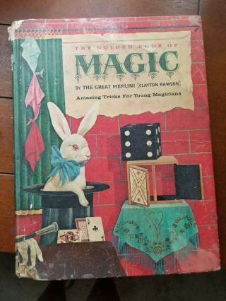 The Golden Book Of Magic By The Great Merlini 1964 Vintage