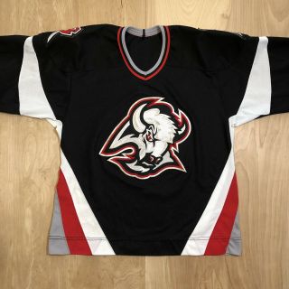 Vintage Ccm Buffalo Sabres Black Hockey Jersey Shirt Mens Adult Medium Black 90s