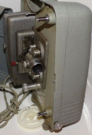Vintage Keystone K75 8mm Projector in case with cover 4